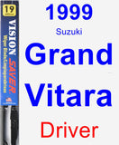 Driver Wiper Blade for 1999 Suzuki Grand Vitara - Vision Saver