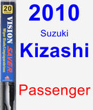 Passenger Wiper Blade for 2010 Suzuki Kizashi - Vision Saver