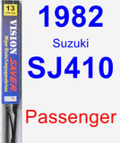 Passenger Wiper Blade for 1982 Suzuki SJ410 - Vision Saver