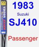 Passenger Wiper Blade for 1983 Suzuki SJ410 - Vision Saver