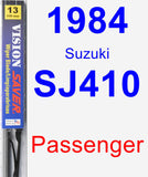 Passenger Wiper Blade for 1984 Suzuki SJ410 - Vision Saver