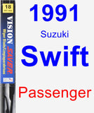 Passenger Wiper Blade for 1991 Suzuki Swift - Vision Saver