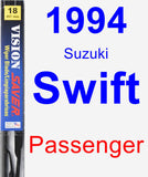 Passenger Wiper Blade for 1994 Suzuki Swift - Vision Saver