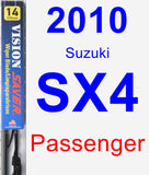 Passenger Wiper Blade for 2010 Suzuki SX4 - Vision Saver