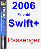 Passenger Wiper Blade for 2006 Suzuki Swift+ - Vision Saver