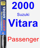 Passenger Wiper Blade for 2000 Suzuki Vitara - Vision Saver