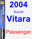 Passenger Wiper Blade for 2004 Suzuki Vitara - Vision Saver