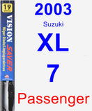 Passenger Wiper Blade for 2003 Suzuki XL-7 - Vision Saver