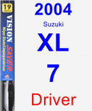 Driver Wiper Blade for 2004 Suzuki XL-7 - Vision Saver