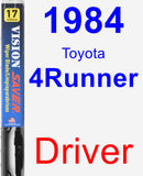 Driver Wiper Blade for 1984 Toyota 4Runner - Vision Saver