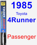 Passenger Wiper Blade for 1985 Toyota 4Runner - Vision Saver