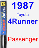 Passenger Wiper Blade for 1987 Toyota 4Runner - Vision Saver