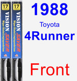 Front Wiper Blade Pack for 1988 Toyota 4Runner - Vision Saver