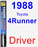 Driver Wiper Blade for 1988 Toyota 4Runner - Vision Saver