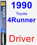 Driver Wiper Blade for 1990 Toyota 4Runner - Vision Saver