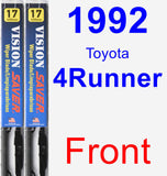 Front Wiper Blade Pack for 1992 Toyota 4Runner - Vision Saver