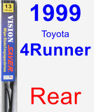 Rear Wiper Blade for 1999 Toyota 4Runner - Vision Saver