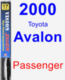 Passenger Wiper Blade for 2000 Toyota Avalon - Vision Saver