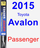 Passenger Wiper Blade for 2015 Toyota Avalon - Vision Saver