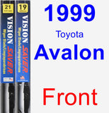 Front Wiper Blade Pack for 1999 Toyota Avalon - Vision Saver