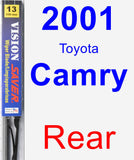 Rear Wiper Blade for 2001 Toyota Camry - Vision Saver