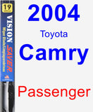 Passenger Wiper Blade for 2004 Toyota Camry - Vision Saver