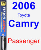 Passenger Wiper Blade for 2006 Toyota Camry - Vision Saver