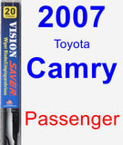 Passenger Wiper Blade for 2007 Toyota Camry - Vision Saver
