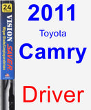 Driver Wiper Blade for 2011 Toyota Camry - Vision Saver