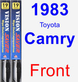 Front Wiper Blade Pack for 1983 Toyota Camry - Vision Saver