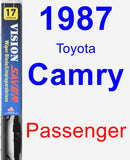 Passenger Wiper Blade for 1987 Toyota Camry - Vision Saver