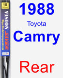 Rear Wiper Blade for 1988 Toyota Camry - Vision Saver