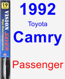 Passenger Wiper Blade for 1992 Toyota Camry - Vision Saver