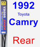 Rear Wiper Blade for 1992 Toyota Camry - Vision Saver