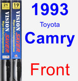 Front Wiper Blade Pack for 1993 Toyota Camry - Vision Saver