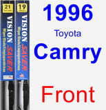 Front Wiper Blade Pack for 1996 Toyota Camry - Vision Saver