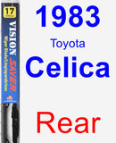 Rear Wiper Blade for 1983 Toyota Celica - Vision Saver