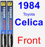 Front Wiper Blade Pack for 1984 Toyota Celica - Vision Saver