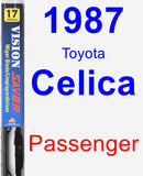 Passenger Wiper Blade for 1987 Toyota Celica - Vision Saver