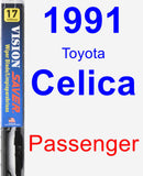 Passenger Wiper Blade for 1991 Toyota Celica - Vision Saver