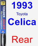 Rear Wiper Blade for 1993 Toyota Celica - Vision Saver