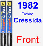 Front Wiper Blade Pack for 1982 Toyota Cressida - Vision Saver