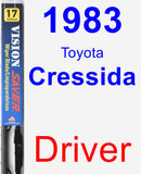 Driver Wiper Blade for 1983 Toyota Cressida - Vision Saver