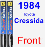 Front Wiper Blade Pack for 1984 Toyota Cressida - Vision Saver