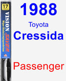 Passenger Wiper Blade for 1988 Toyota Cressida - Vision Saver