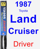 Driver Wiper Blade for 1987 Toyota Land Cruiser - Vision Saver