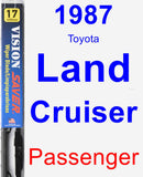 Passenger Wiper Blade for 1987 Toyota Land Cruiser - Vision Saver