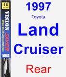 Rear Wiper Blade for 1997 Toyota Land Cruiser - Vision Saver