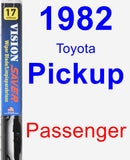 Passenger Wiper Blade for 1982 Toyota Pickup - Vision Saver