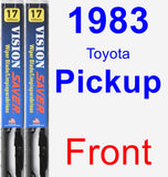 Front Wiper Blade Pack for 1983 Toyota Pickup - Vision Saver